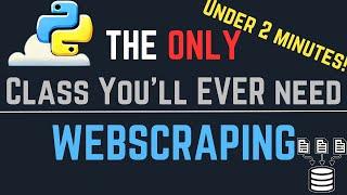 You'll NEVER need another webcraping class