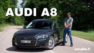 Audi A8: ką siūlo prabangus, 5,19 metrų ilgio „laivas"?