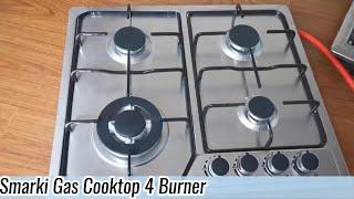 Gas Cooktop 4 Burner Gas Hob stainless steel