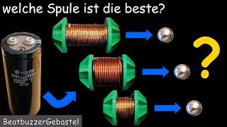 elektromagnetischer Beschleuniger - Spule variieren
