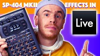 How To Use SP-404 MKII As External Effect In Ableton Live