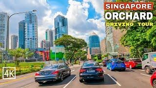 Singapore City Driving Tour in 2022 | Orchard Road | Downtown | Marina Bay Sands Views