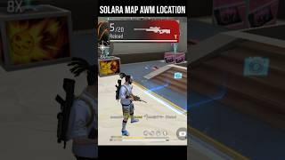 Solara Map AWM LocationFree Fire Best Weapon Loot Location in BR Rank#shorts #Free fire #gamestorm