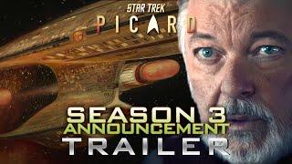 Star Trek Picard Season 3 Announcement Teaser Trailer Star Trek Day ► 4K ◄ (Clip Promo Sneak Peek)