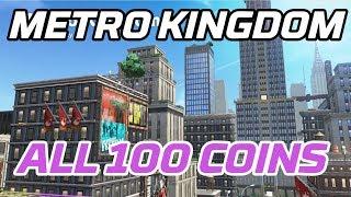 [Super Mario Odyssey] All Metro Kingdom Coins (100 purple local coins)