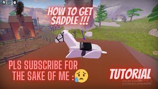 How to get SADDLE in the wild west (TUTORIAL) {WILD WEST ROBLOX}