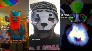 Dino mask/ Dino furry compilation