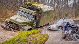 ПОСПОРИЛ с НИВАМИ на ЗИЛ 131 / МЕСТО ГДЕ УТОНУЛИ НИВЫ и УАЗЫ -