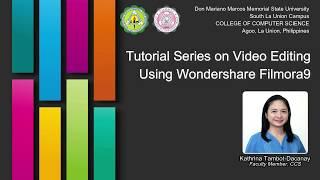 Tutorial Series on Video Editing (Part 1) | Introduction