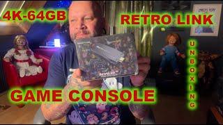 RETRO LINK - 4K 64GB GAME CONSOLE - Unboxing + Test