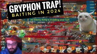 HOW TO BAIT ON A GRYPHON TRAP IN 2024! GRYPHON VS C|S - Lords Mobile