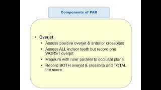 Orthodontic Indices