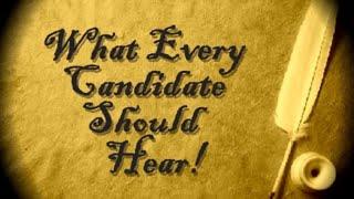 What Every Candidate Should Hear with Coach John S Nagy