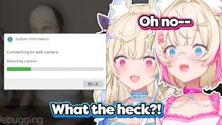 FUWAMOCO didn't expect this game to open their webcam and expose them as a bald ojisan