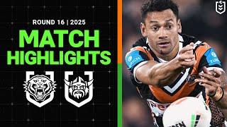 2025 NRL Match Highlights | Wests Tigers  v Raiders  | Round 16