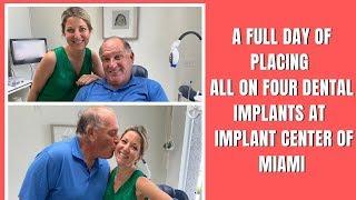 Placing All on Four Dental Implants At Implant Center Of Miami - The Implant Dentist 002