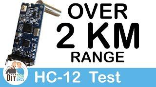 2 KM SUCCESS STORY with HC-12 - going beyond 1800 meters!