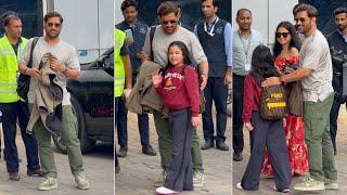 MS Dhoni With Family Visuals @ Private Airport Mumbai | MS Talkies