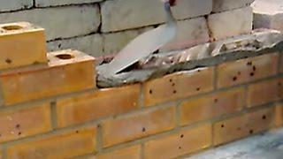 Bed Joint Bricklaying Mortar Spreading