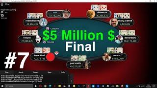 $5 Million Poker Tournament Final – Tension for $712,429 at the Final Table! [7]