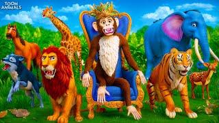 Epic Animal Kingdom Showdown: Monkey Pride vs Wild Animals - Who Will Reign?