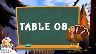 8-x1=8 Multiplication, Table of Eight 8 Tables Song , eighttables song , 8tablessong , 8tables