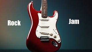 Crunchy Rock Jam Guitar Backing Track in E Major    HD 1080p