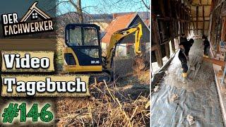 Fachwerkhaus VLog #146 - Der neue Caterpillar! Ach ja - und BETON ist fertig!