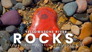 Rocks of The Yellowstone River [Hunting Rocks with KatyDid & Theo Kellison]