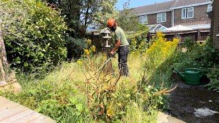 Homeowner stopped me while I was Working to see if i could Sort out his Overgrown Lawn!