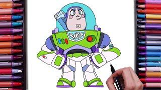 How to Draw Buzz Lightyear From Brawl Stars |  Brawl Stars X Toy Story | How to Draw Brawl Stars