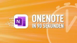  OneNote einfach erklärt: Das Wichtigste in 90 Sek.!