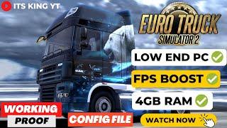 ETS 2 ( Euro Truck Simulator 2 ) | Lag Fix | 4GB Ram | 50+FPS Proof | 2023