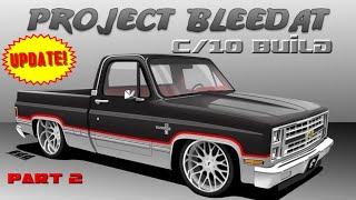 C10 Build Update #2 | LS Swap Shop Tour & Drop off | Project BLEEDAT