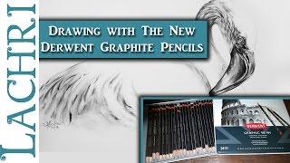 Drawing tips - Flamingo w/ the New Derwent Graphite Pencils - Lachri