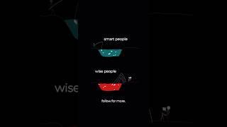 Smart people & Wise people