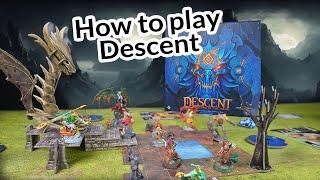 How to play the board game Descent Legends of the dark