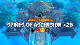 +25 Spires of Ascension | Guardian Druid | Shadowlands M+