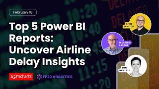 Top 5 Power BI Reports: Uncover Airline Delay Insights ⏱️️