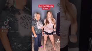 Mom vs Daughter TikTok millennial vs gen z dancing viral on TikTok