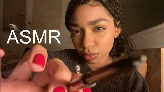 ASMR Doing Your Makeup (Fast & Aggressive)