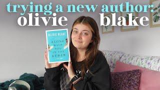 trying a new author: olivie blake's alone with you in the ether (*spoiler free* reading vlog)️‍