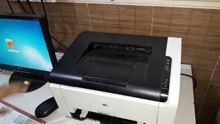 HP LaserJet CP1025 Printer Install Software || Toner Change || Install Driver || All Connection.