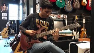 Schecter Omen 7 in Walnut Metalcore demo!