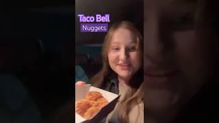 Taco Bell Nugs??? #tastetest #tacobell #fastfood #nuggets #itry #review #shorts #trending #ytshorts