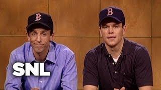 Weekend Update: Matt Damon and Seth Meyers on Coping with Losing - SNL