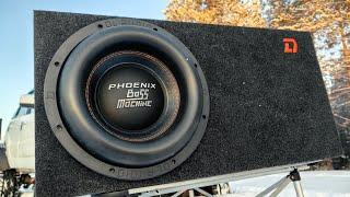 Новогоднее приключение с 12" PHOENIX BASS MACHINE от DL AUDIO! Закачаем басс в машину!