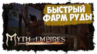 MYTH OF EMPIRES ►  МИНИ-ГАЙД ► АВТОМАТИЗАЦИЯ ДОБЫЧИ РУДЫ ► БЫСТРЫЙ ФАРМ ► КАК ПОСТРОИТЬ РУДНИК