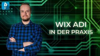 WIX ADI in der Praxis | Die KI von Wix vom Praxistest (Tutorial | Anleitung | Deutsch 2024)