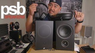 PSB M4U 8 ANC Headphones Unboxing and Initial Impressions + PSB Alpha P5 Bookshelf Speakers